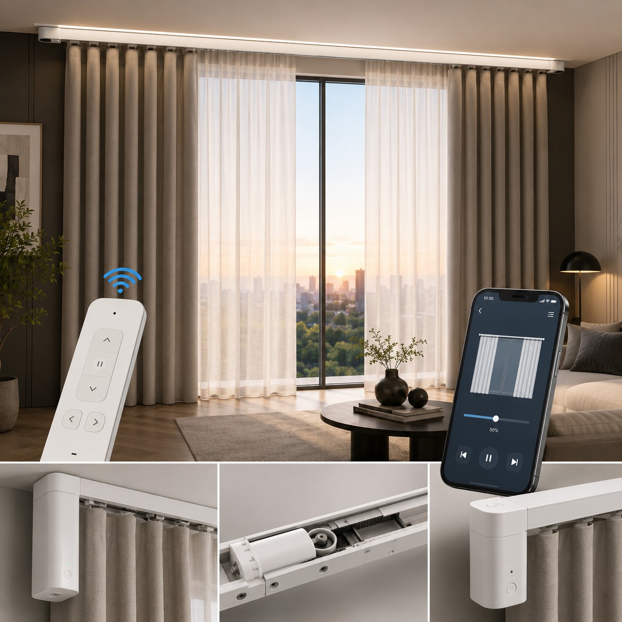 Motorized Curtains